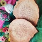 Leaf Shaped Clay Tray
